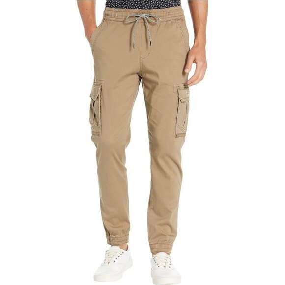 Unionbay Mens Elastic Waist Stretch Twill Relaxed Fit Cargo Jogger Pants Size XL - Picture 1 of 16
